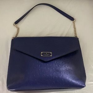 Kate Spade Leena A La Vita Ostrich Shoulder Bag